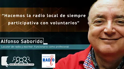 Alfonso Saborido, Locutor de radio y escritor