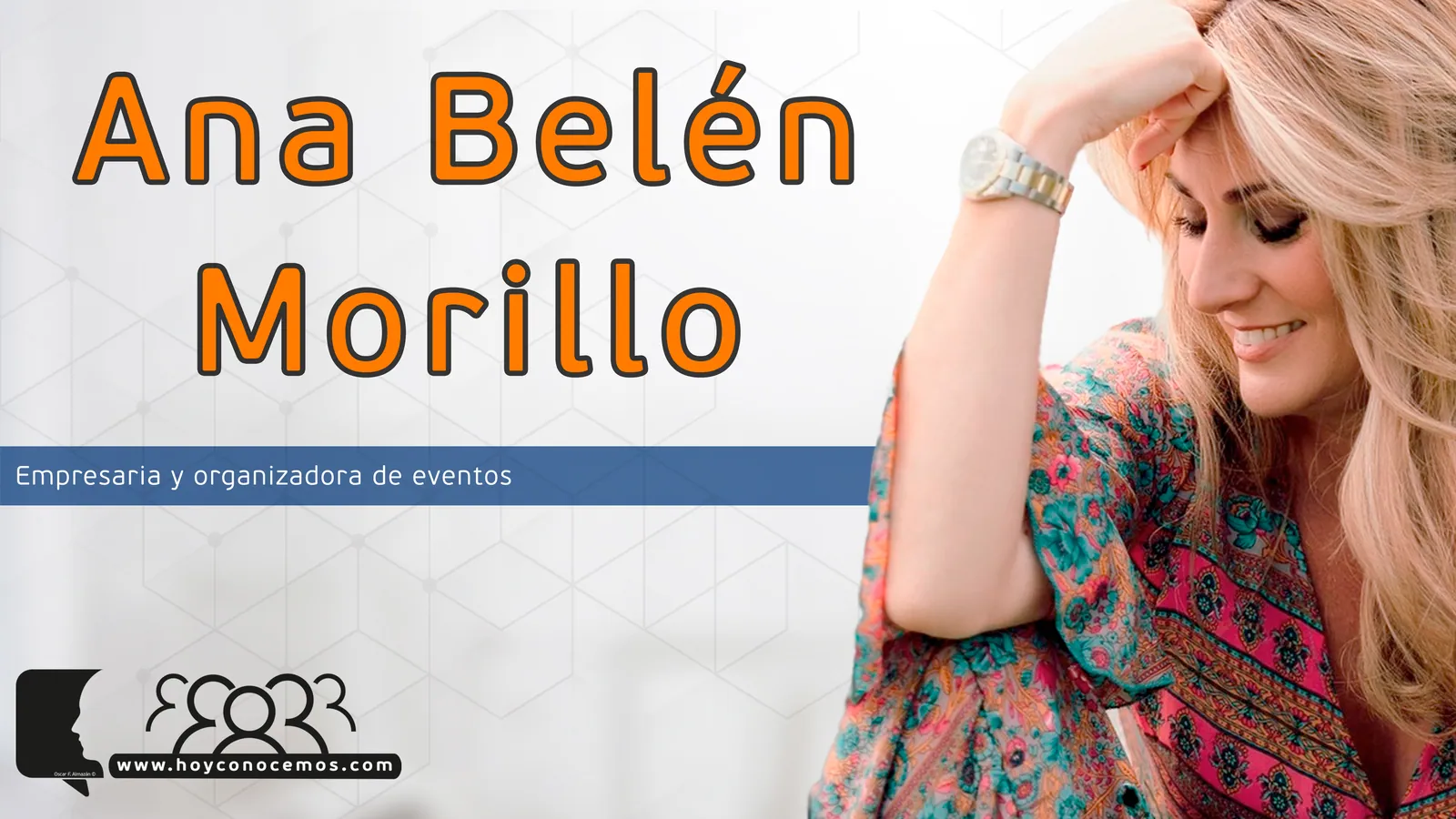 Ana Belén Morillo durante la entrevista