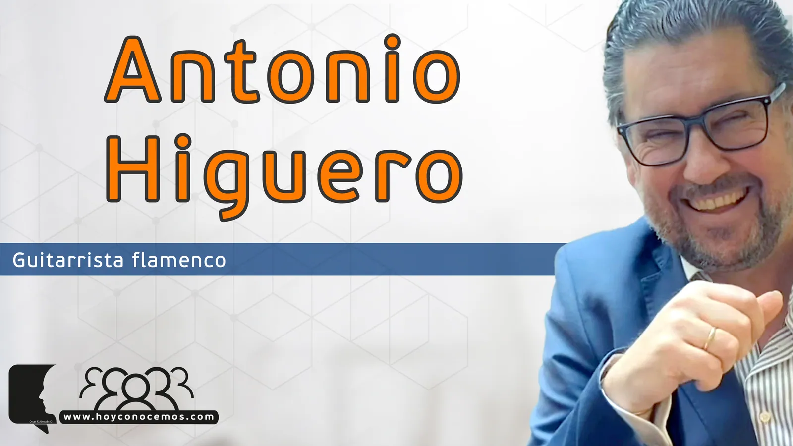 Antonio Higuero durante la entrevista