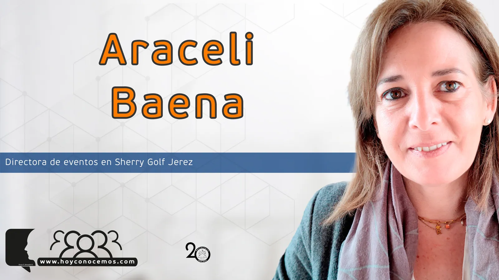 Araceli Baena durante la entrevista