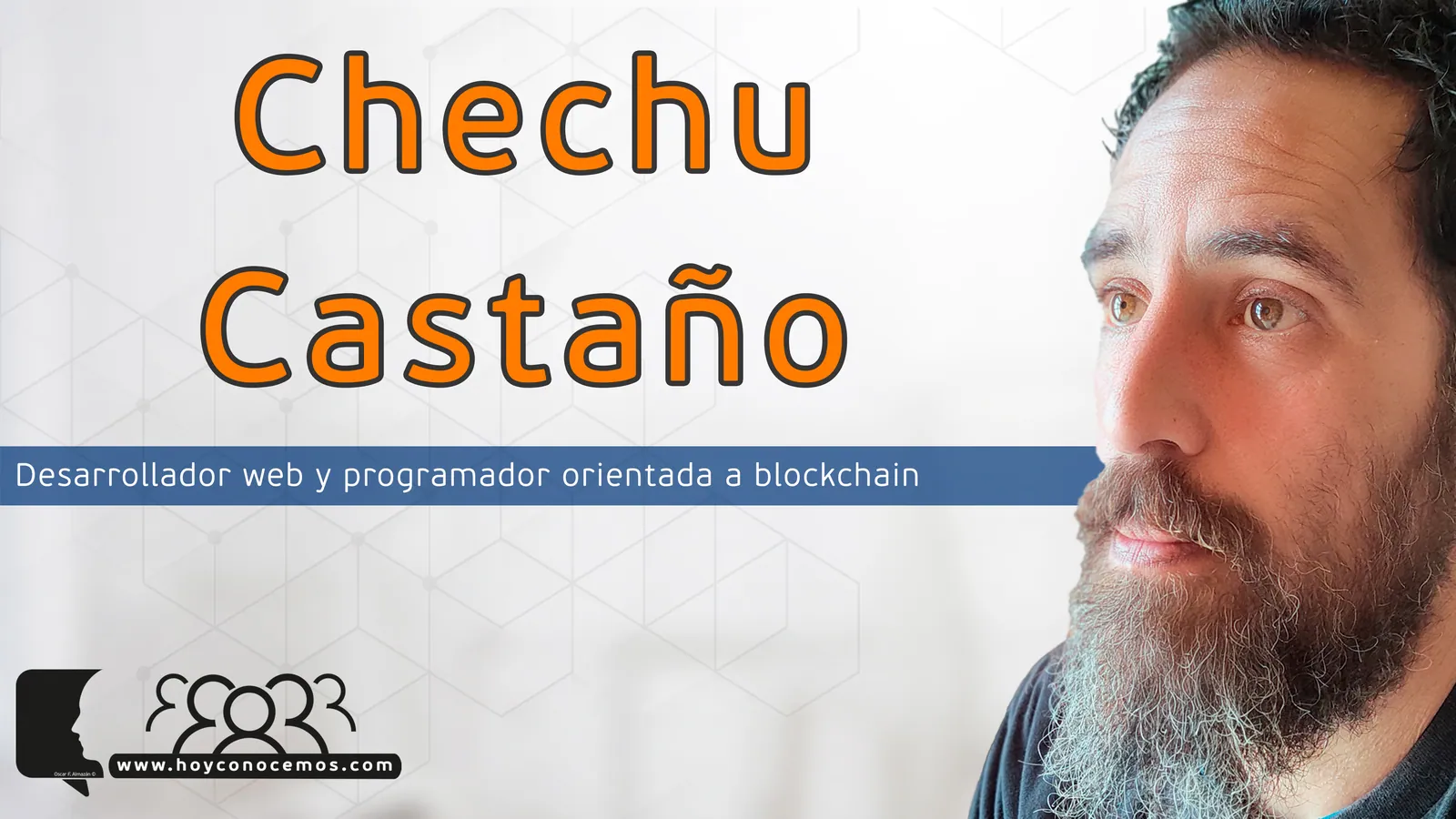 Chechu Castaño durante la entrevista