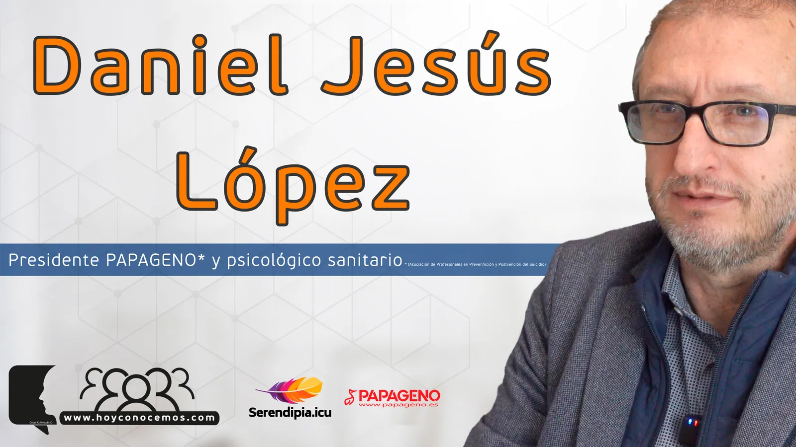Daniel Jesús durante la entrevista