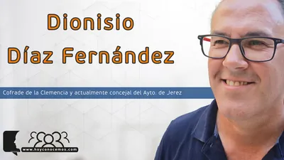Dionisio Díaz, Cofrade de la Clemencia y actualmente concejal del Ayto. de Jerez
