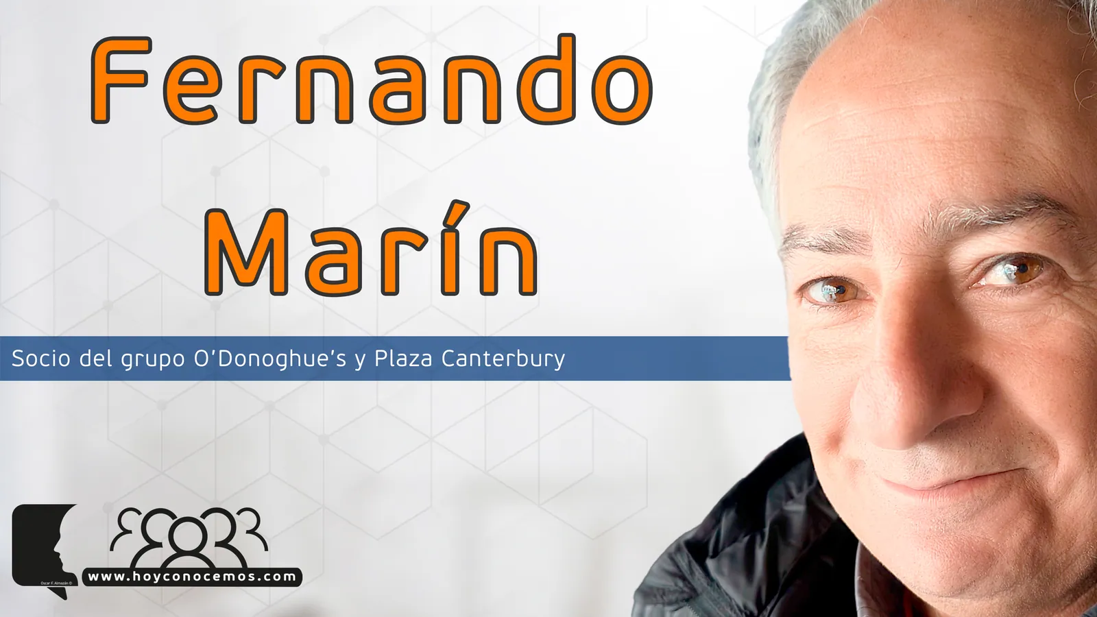 Fernando Marín durante la entrevista