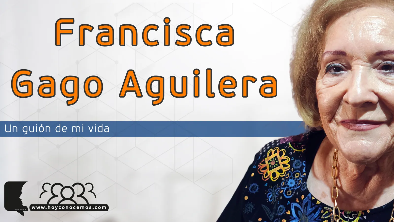 Francisca Gago Aguilera durante la entrevista