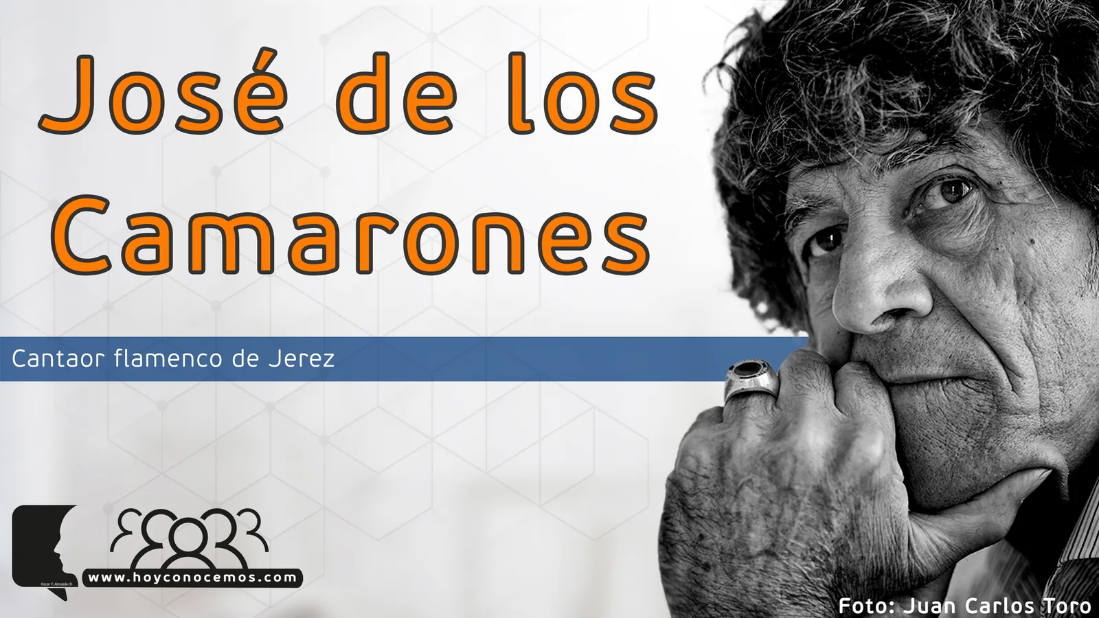 José de los Camarones durante la entrevista