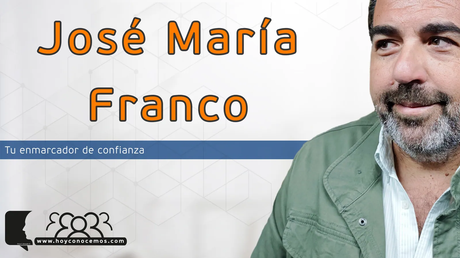 José María Franco durante la entrevista