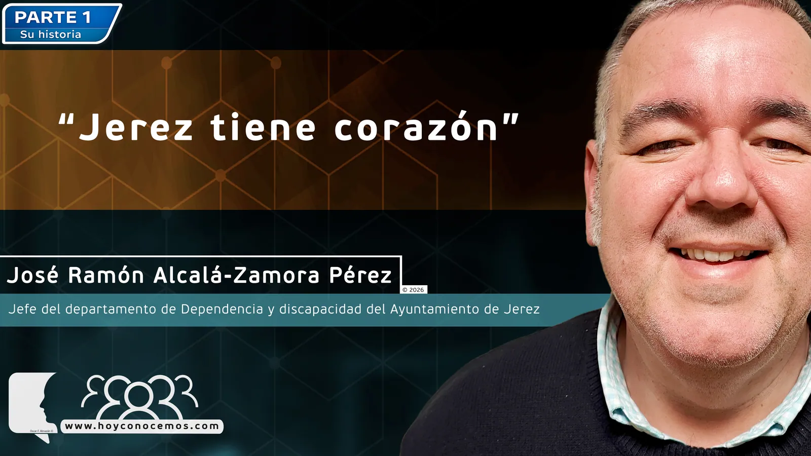 José Ramón Alcalá-Zamora durante la entrevista