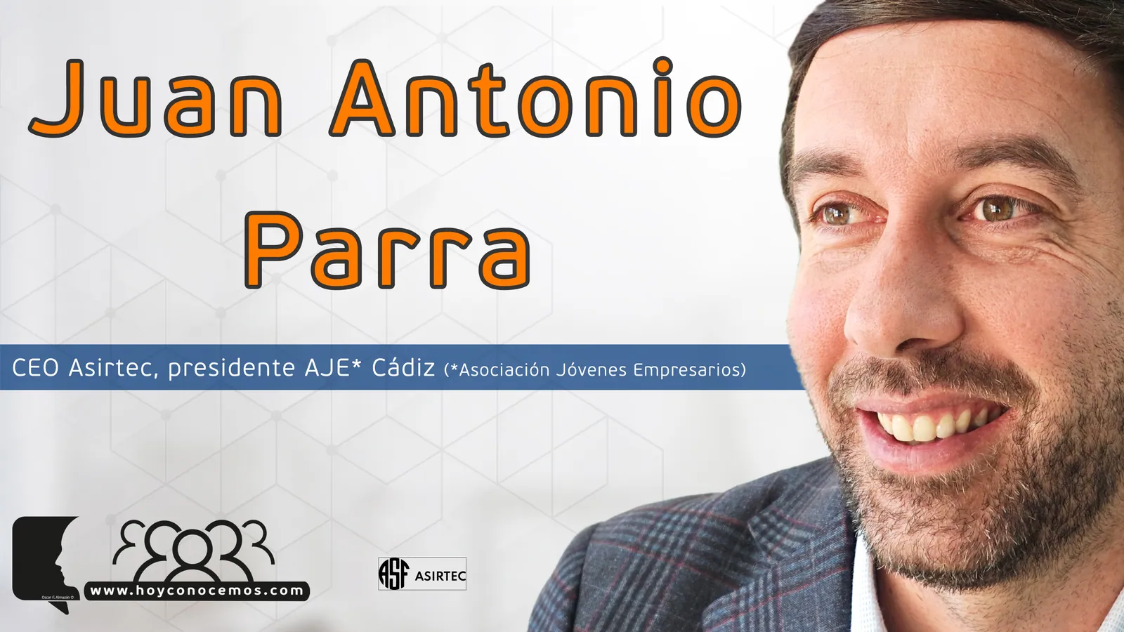 Juan Antonio Parra durante la entrevista