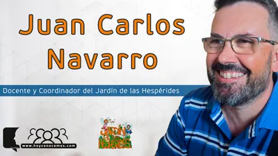 Juan Carlos Navarro, Maestro de inglés en Ceuta y coordinador del Jardín de las Hespérides