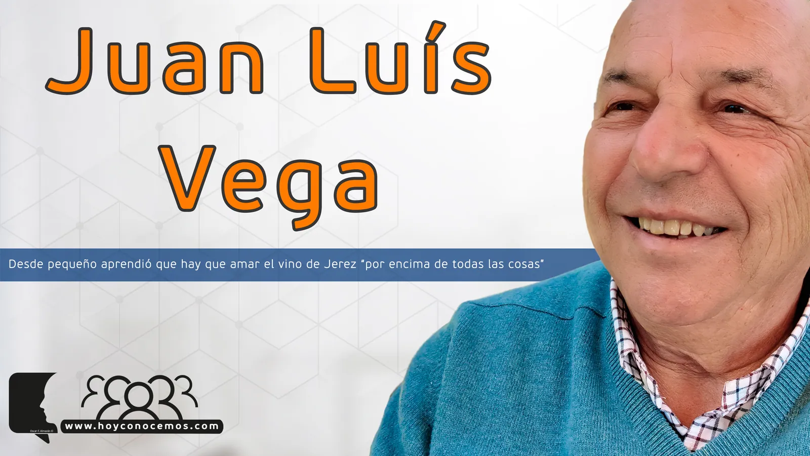 Juan Luis Vega durante la entrevista