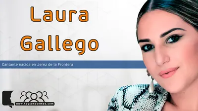 Laura Gallego, Cantante nacida en Jerez de la Frontera