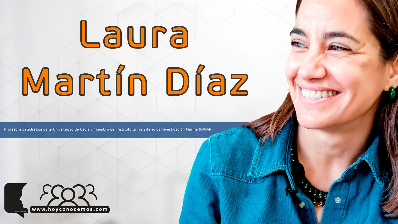 Laura Martín durante la entrevista