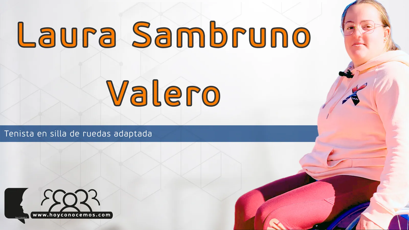 Laura Sambruno durante la entrevista