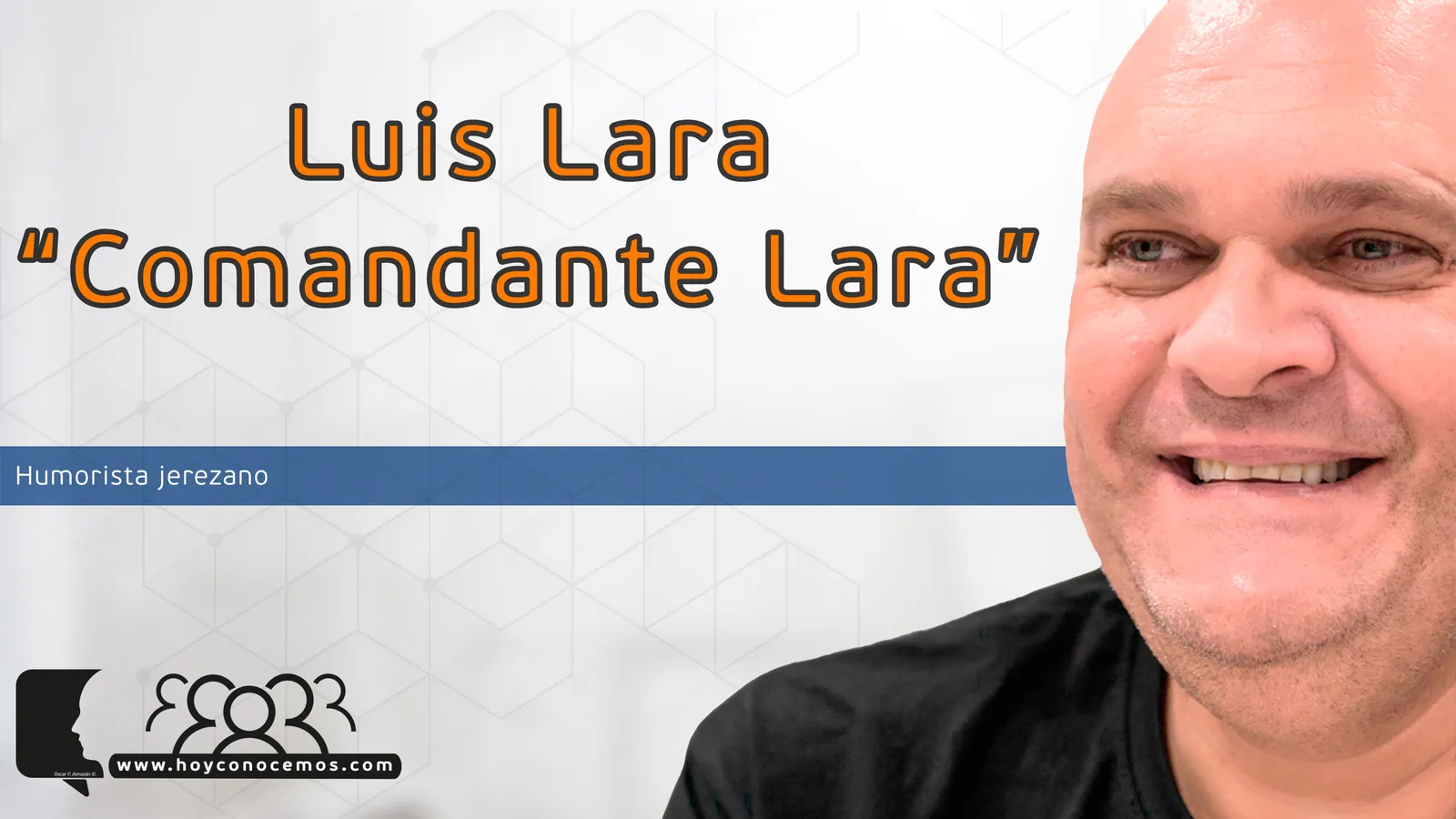 Luis Lara durante la entrevista
