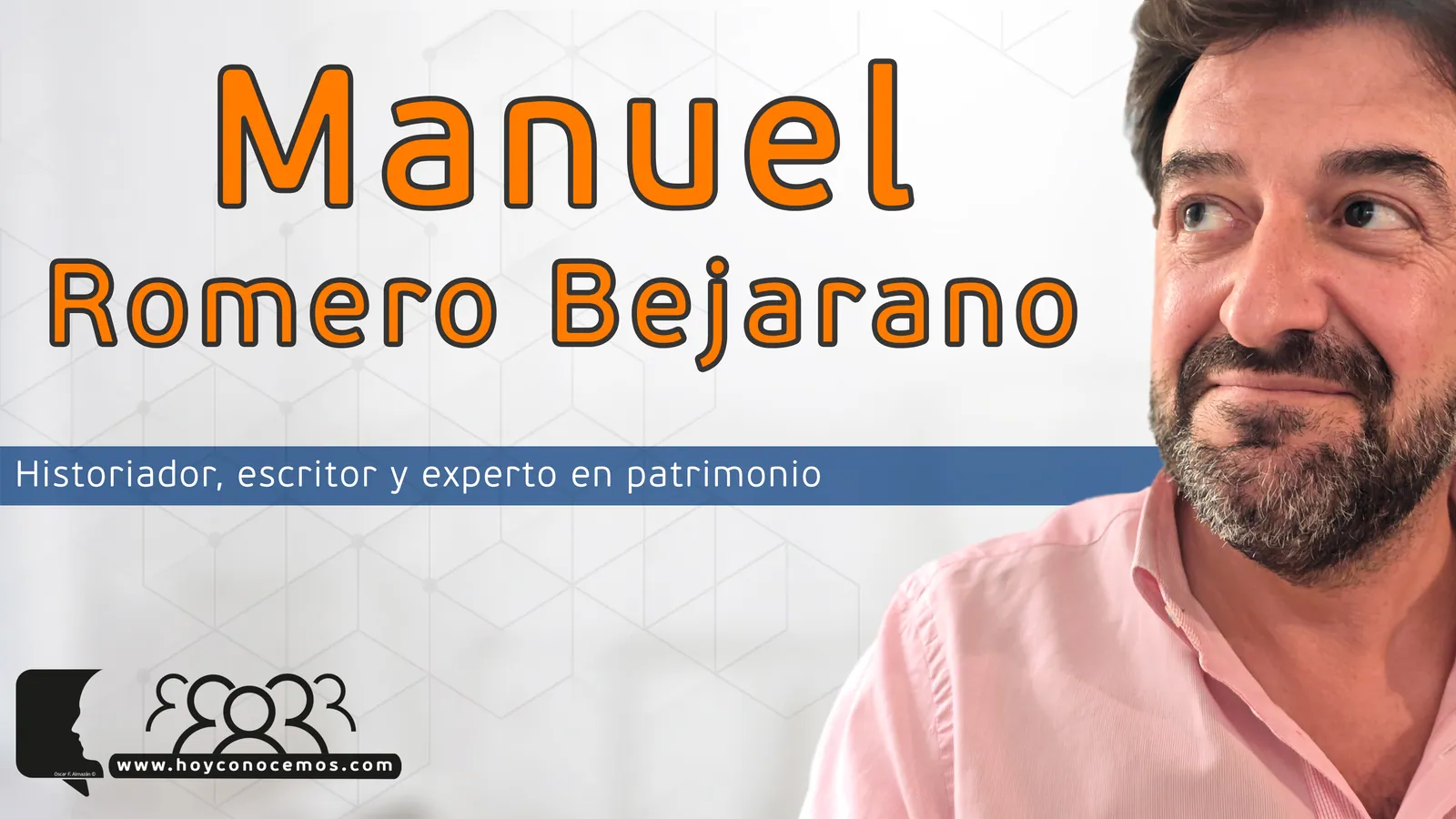 Manuel Romero Bejarano durante la entrevista