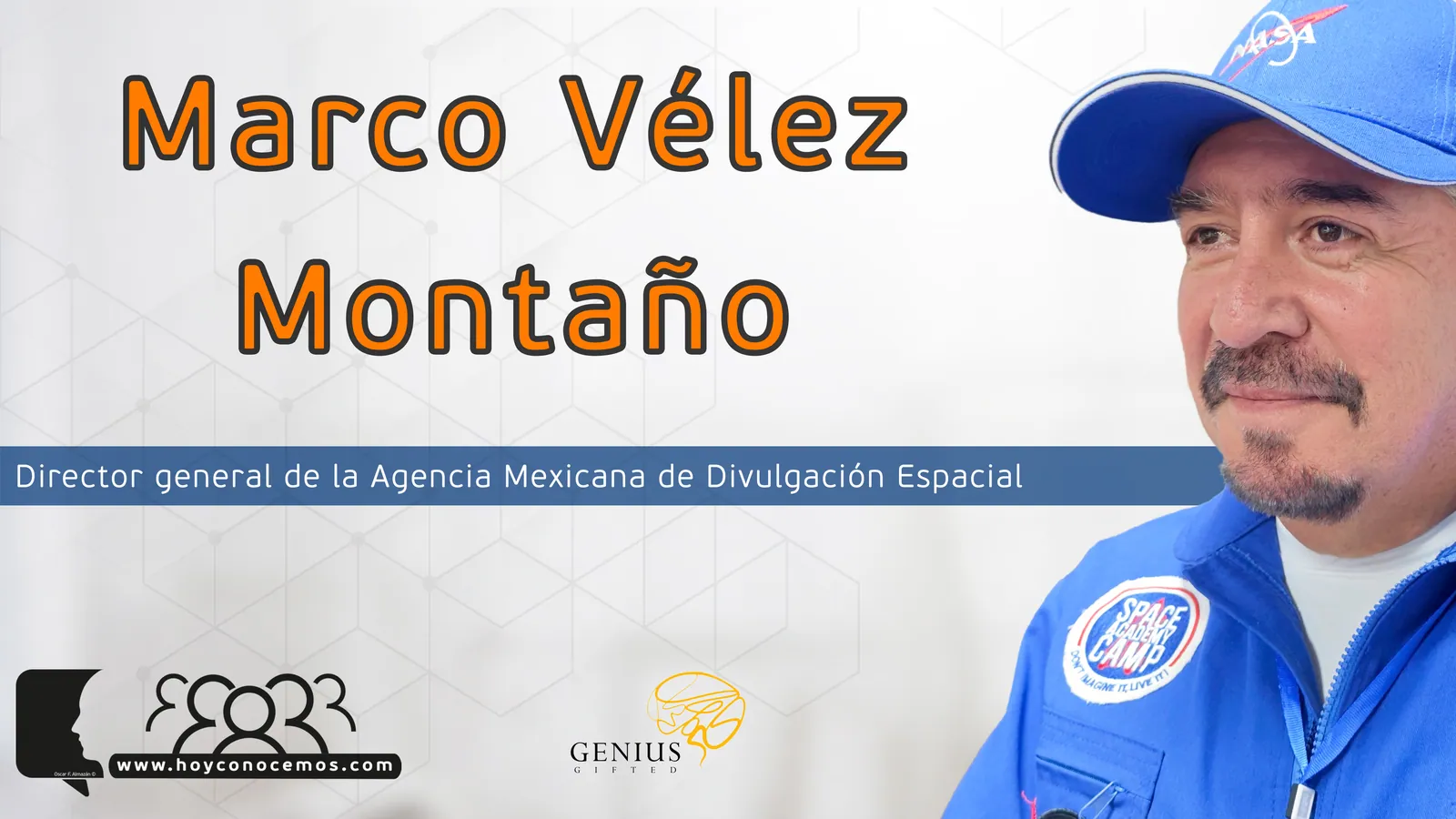 Marco Vélez durante la entrevista
