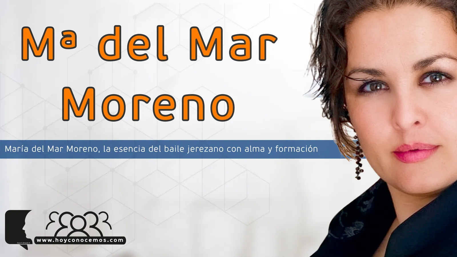 Mª del Mar Moreno durante la entrevista