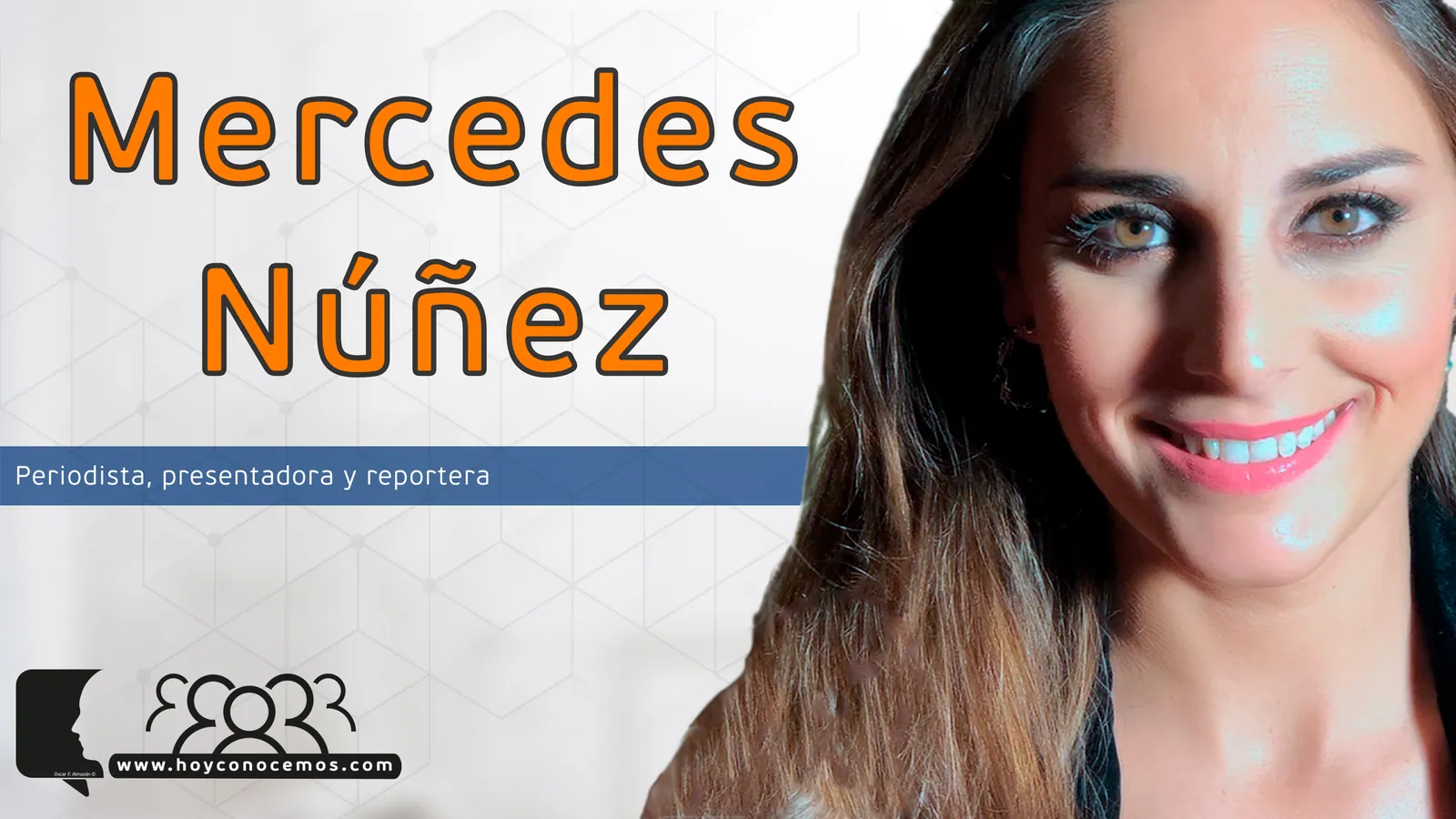 Mercedes Núñez durante la entrevista