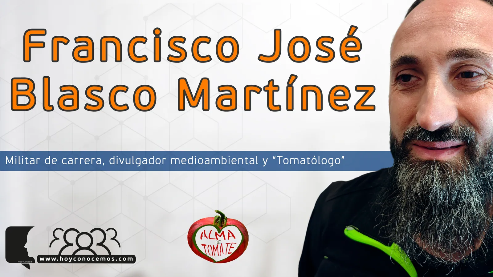 Francisco José Blasco durante la entrevista