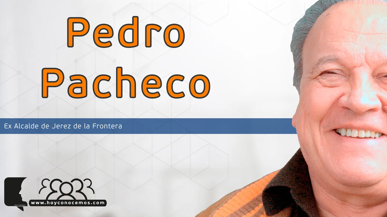 Pedro Pacheco durante la entrevista