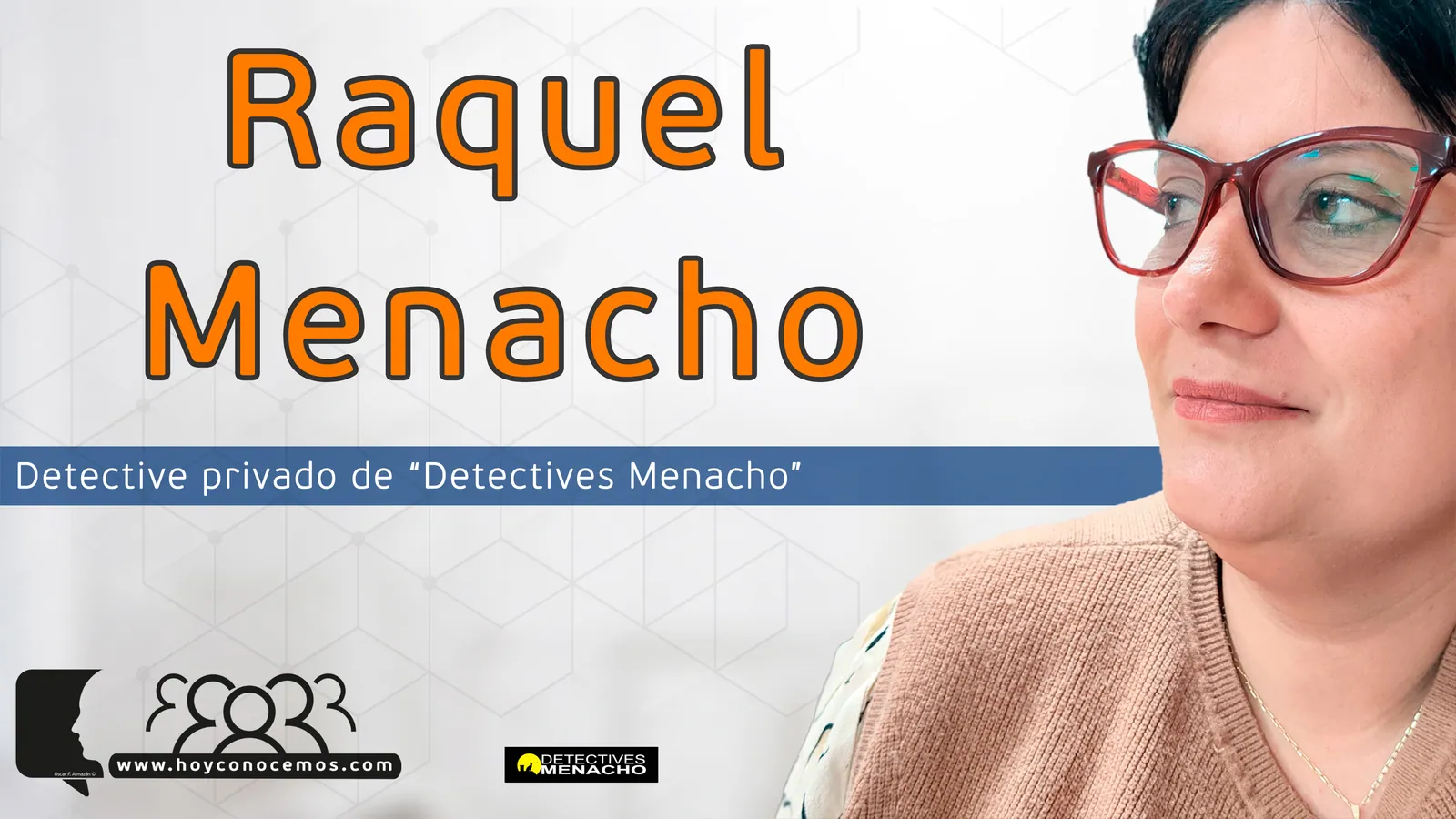 Raquel Menacho durante la entrevista