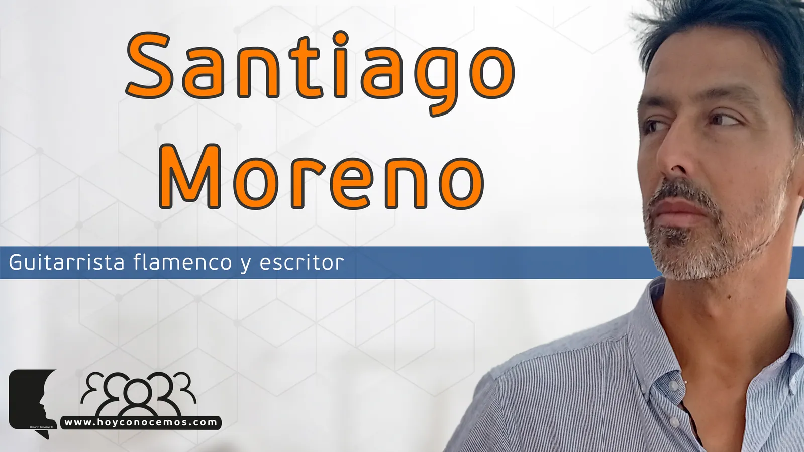 Santiago Moreno durante la entrevista