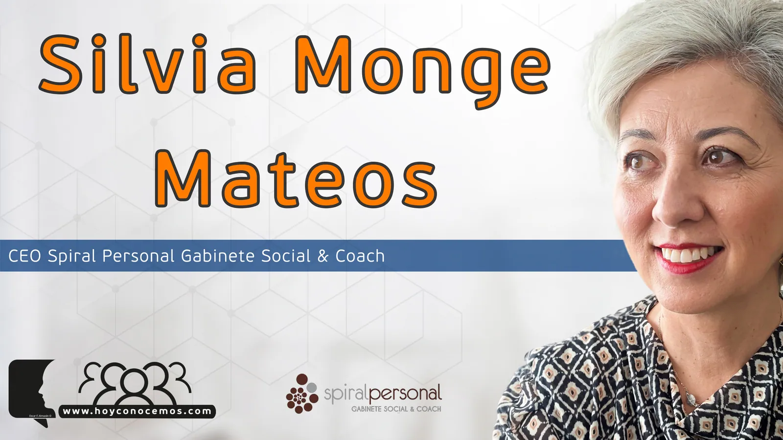 Silvia Monge durante la entrevista