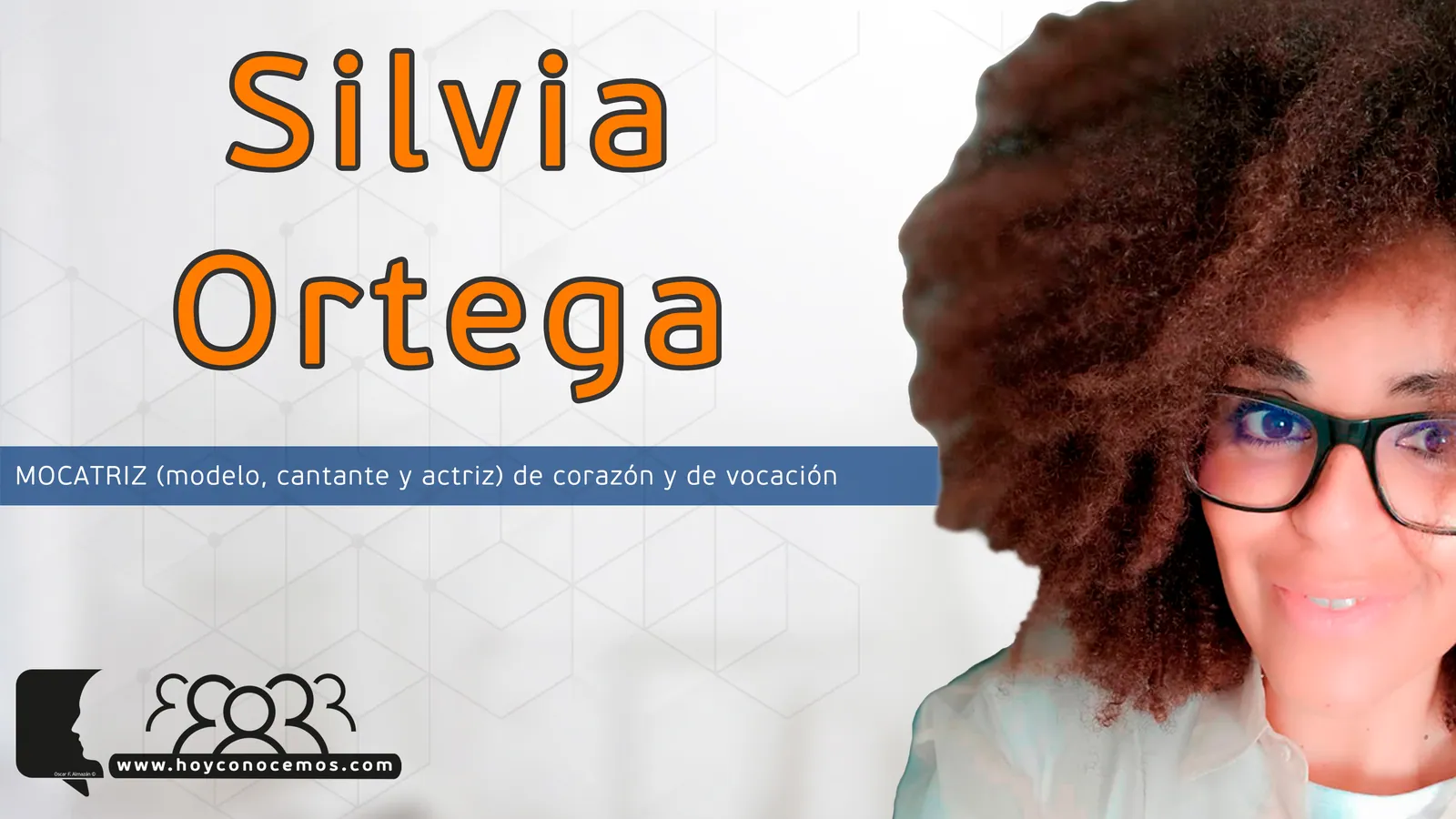 Silvia Ortega durante la entrevista